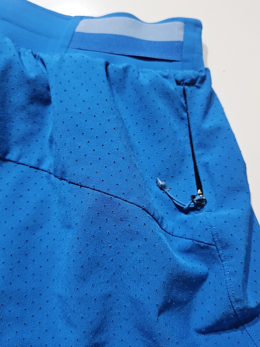 Lululemon Fast & Free Shorts Blue Size L Running Athletic Lined 6”. - Picture 10 of 11